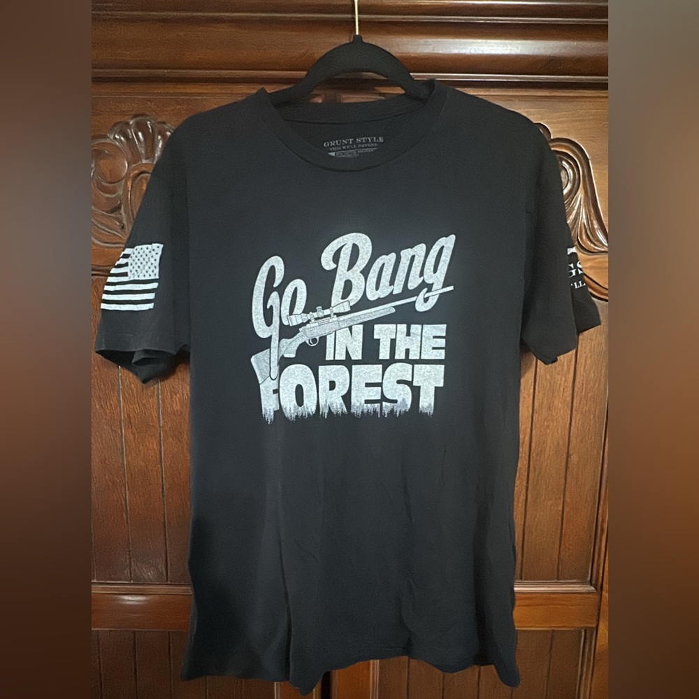 Black Graphic Men's T-Shirt